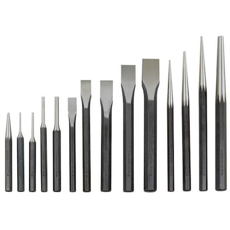 ATD TOOLS ATD Tools ATD-714 Punch & Chisel Set - 14 Piece ATD-714